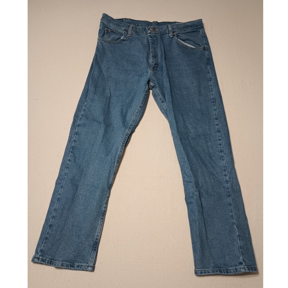 Wrangler Jeans Relaxed Fit Denim‎ Pants Classic Blue Jeans Mens 36x30 T